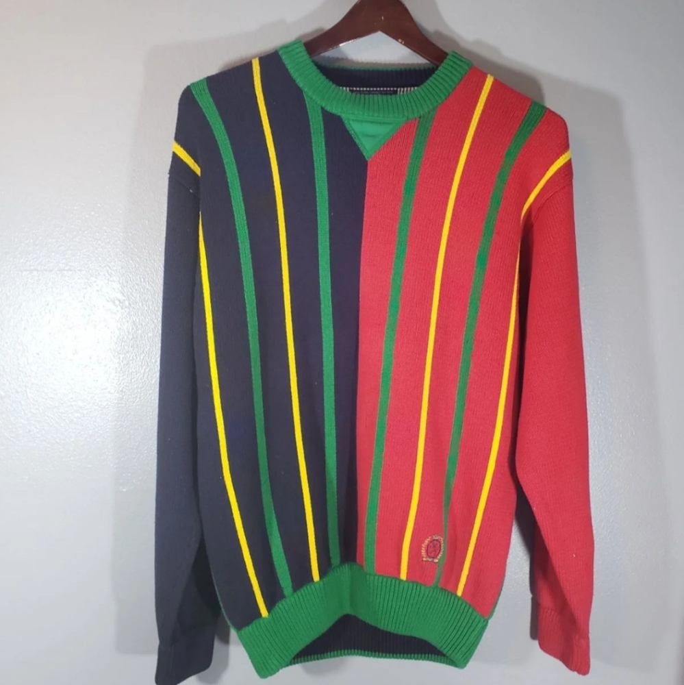 Vintage Tommy Hilfiger 90s striped sweater